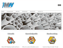 Tablet Screenshot of mwplumbing.com